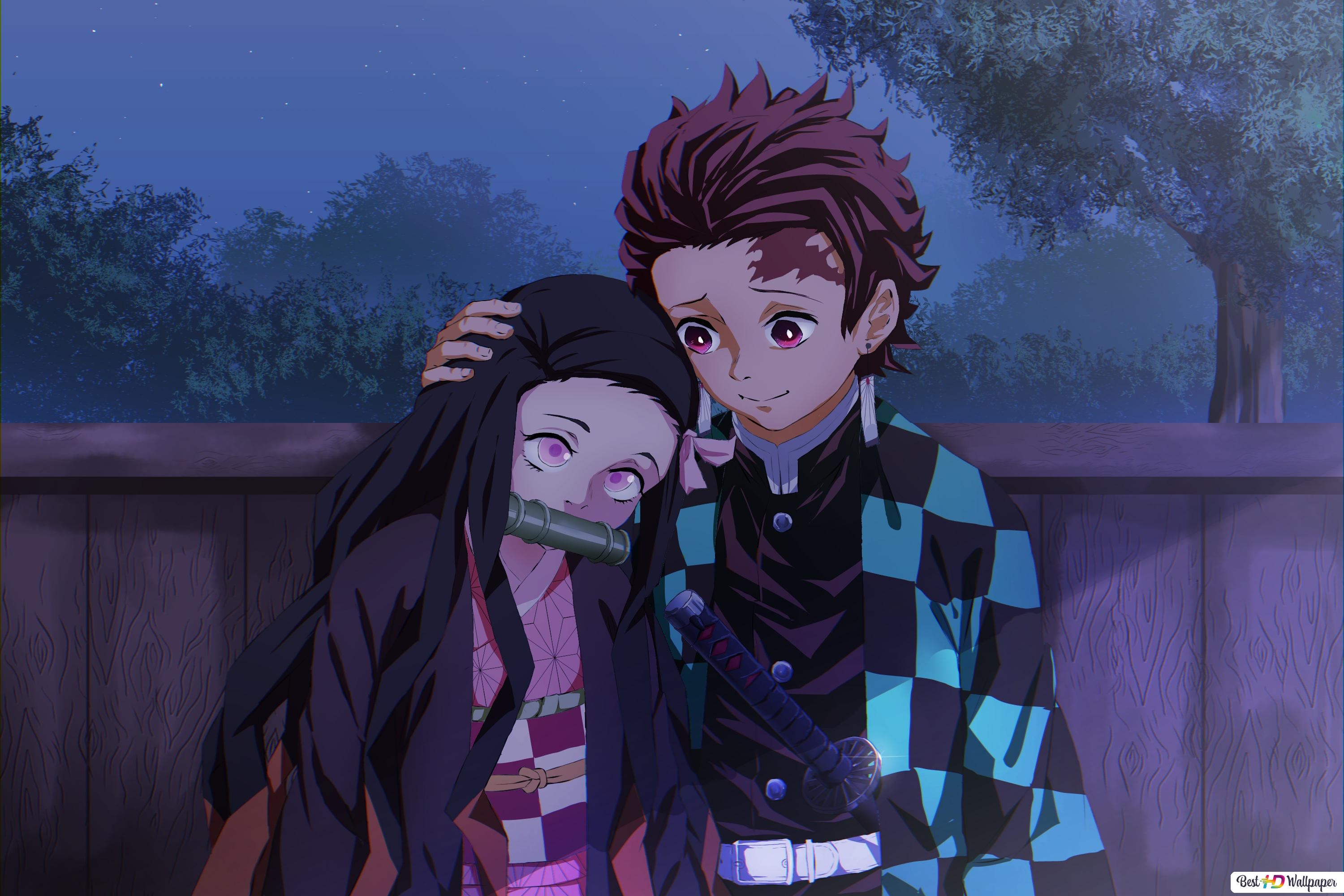 Nezuko r18. Танзиро Камадо. Kimetsu no Yaiba аниме. Клинок рассекающий демонов Незуко Камадо. Танджиро Камадо и Незуко.