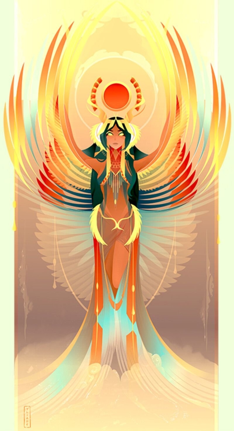 Нефтида богиня египта арт