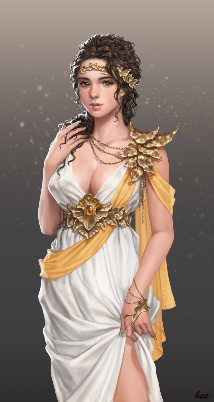 Древнегреческая богиня афродита арт