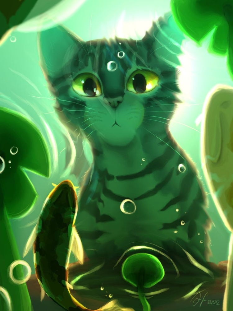 Коты Воители мятная