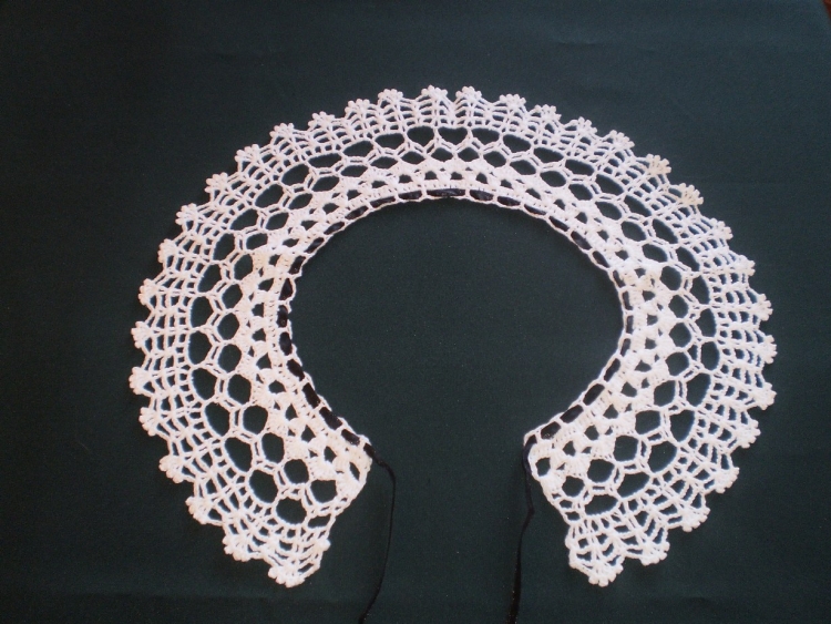Ажурный воротничок крючком вариант 3.Crochet Collar