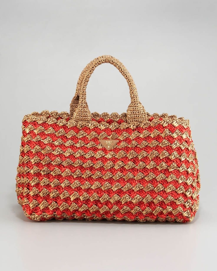 Prada Raffia Bag