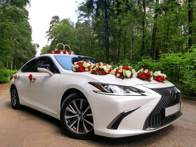Lexus es250 черный свадебный