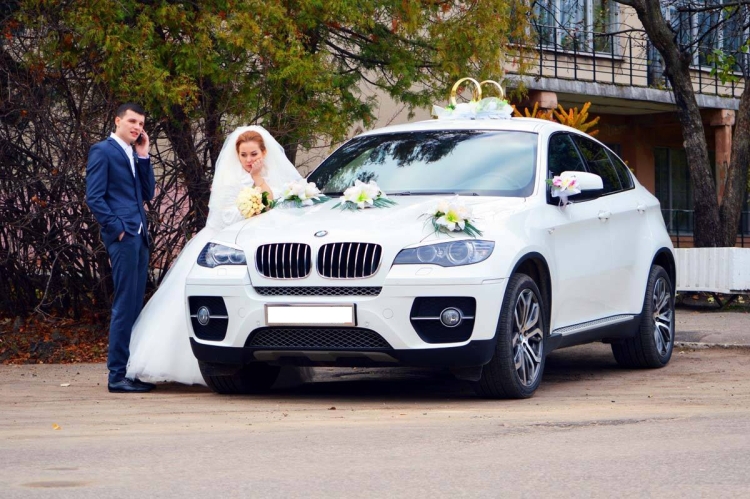 BMW x6 свадьба