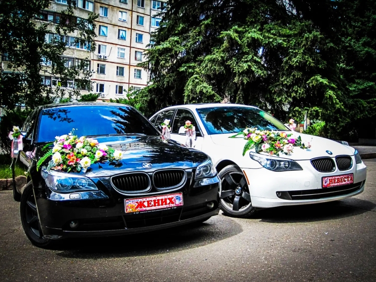 Свадебная БМВ е60