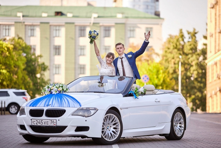 Свадебная БМВ f30