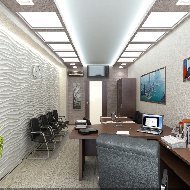 Дизайн кабинета руководителя в современном стиле | ДЭФО
