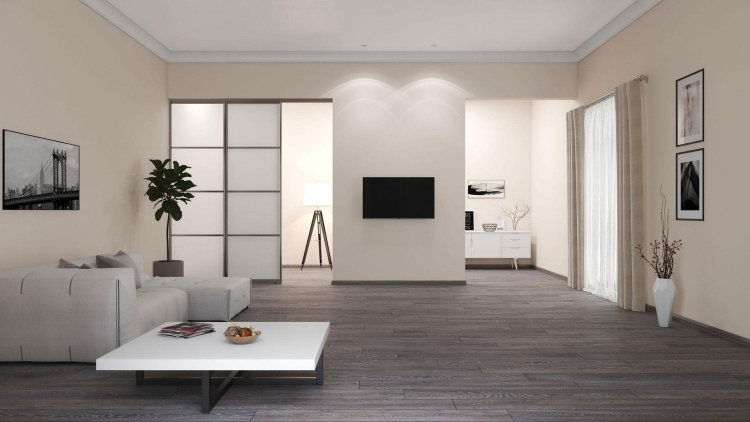 Dulux Скандинавский белый в интерьере