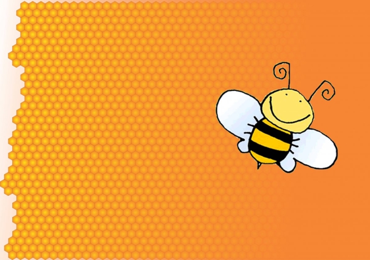 Фоны с пчелками