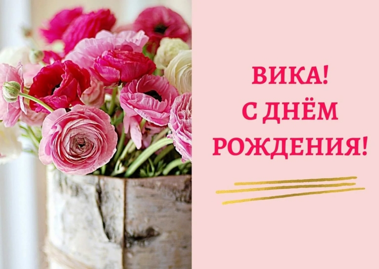 С днём рождения Вика