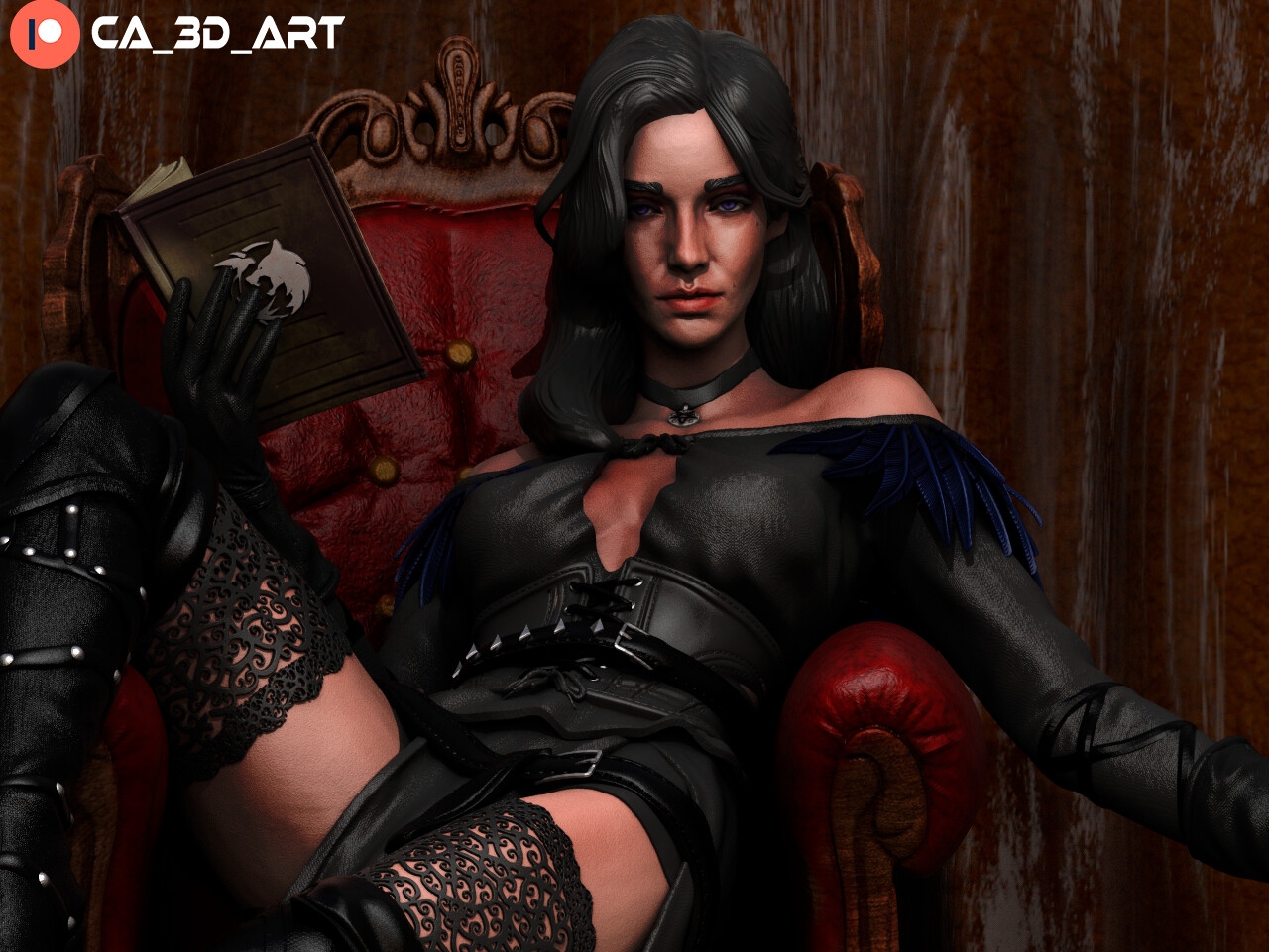 Yennefer of vengerberg the witcher 3 voiced standalone follower фото 6