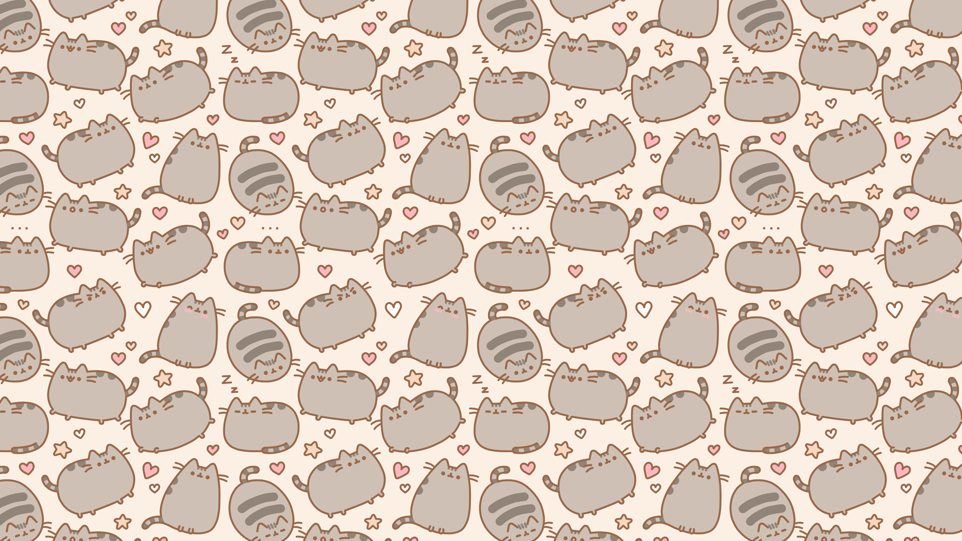 Кот Пушин паттерн. Pusheen the Cat обои. Фон с котиками. Милый фон.