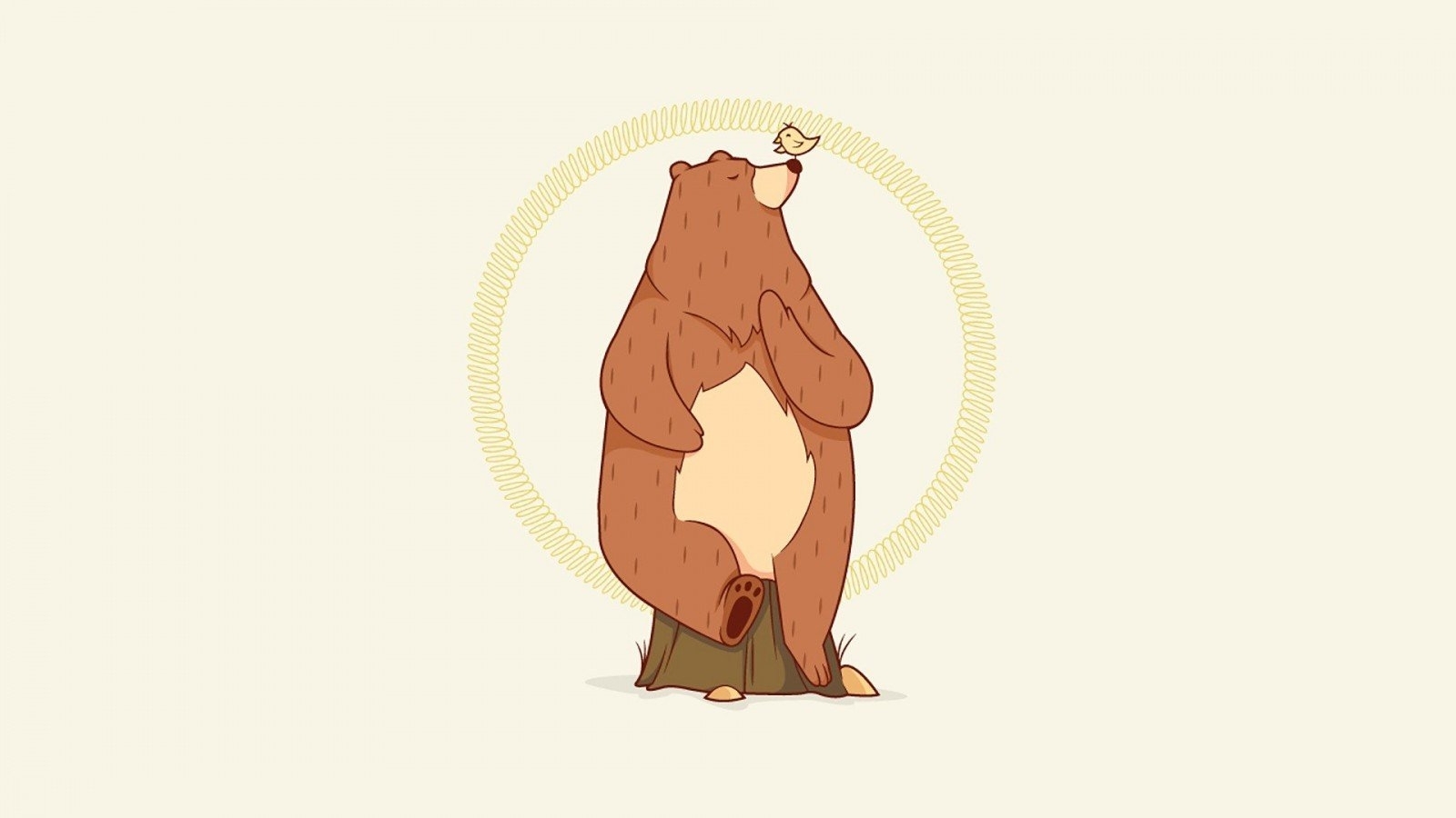 Медведь Минимализм