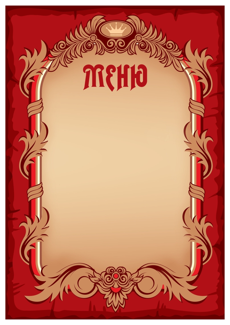 Фон для меню десертов