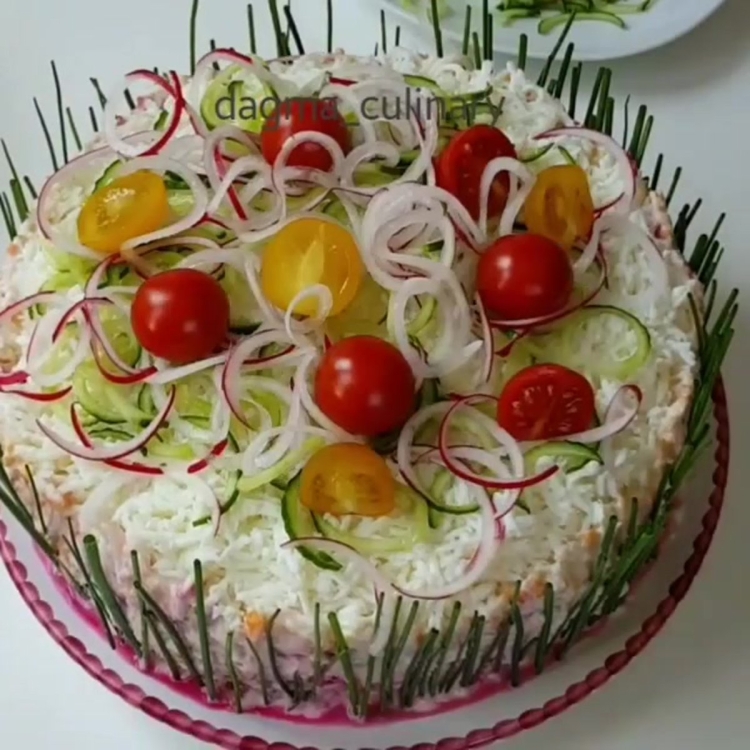 Торт с мандаринами