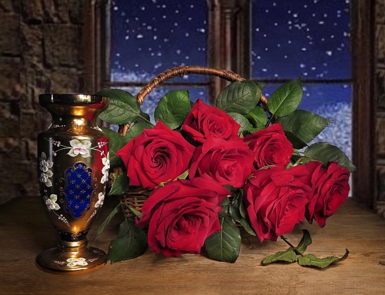 Цветы вечер