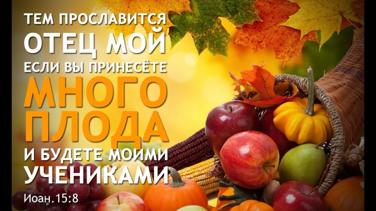 Христианские открытки осень