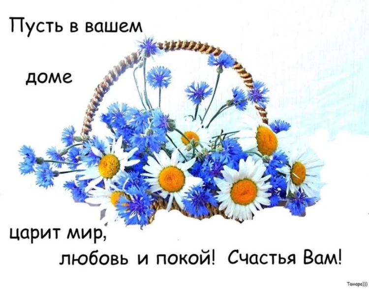 Мира добра и благополучия вашему дому