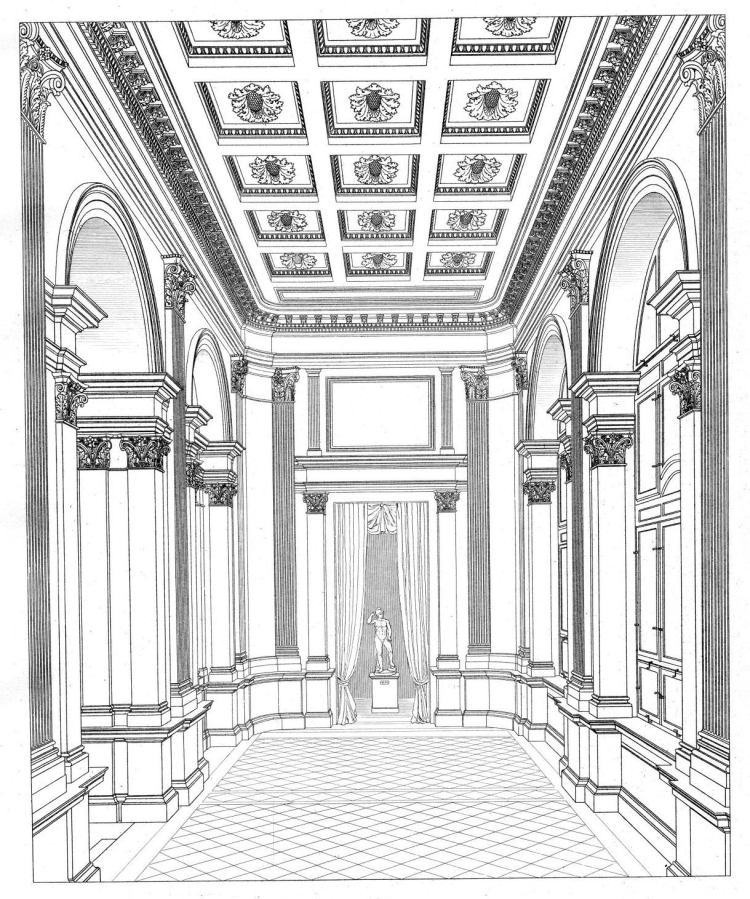 Нарисованный зал дворца