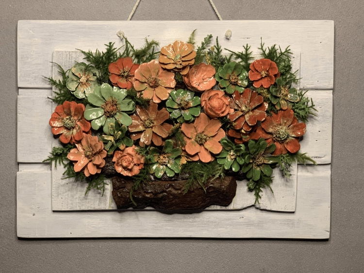 Флористическое панно