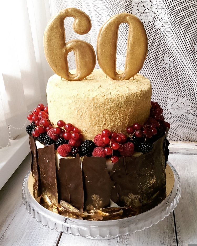 Торт на 60 лет мужчине