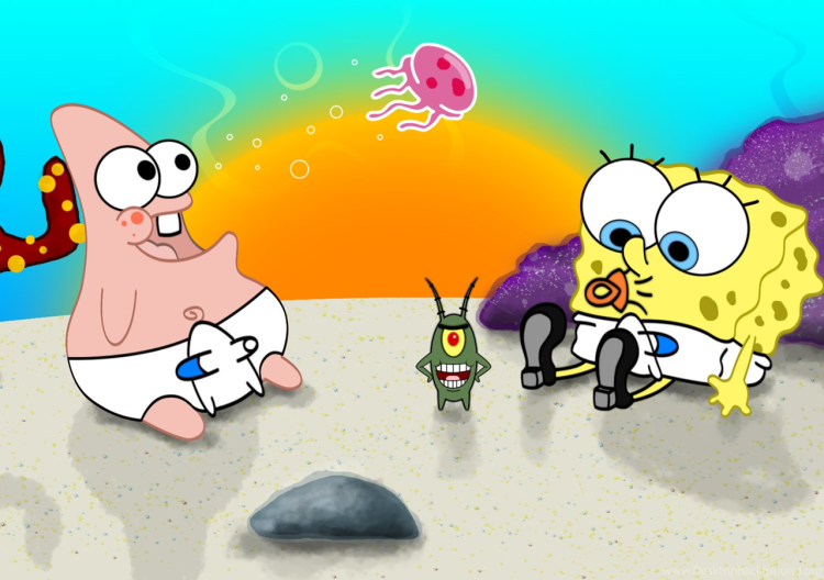 Nickelodeon губка Боб квадратные штаны