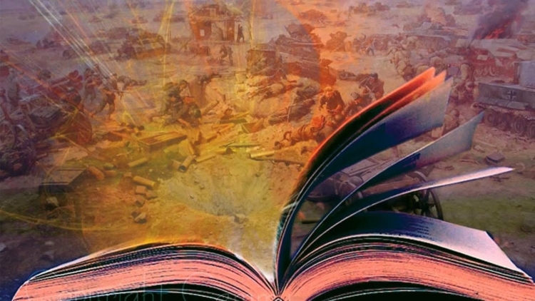 Книги о войне коллаж
