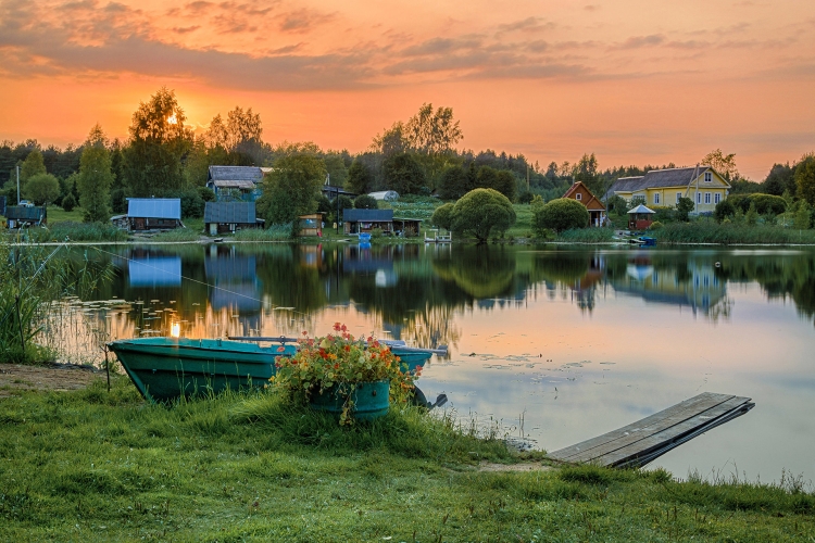 Вечерняя русская природа