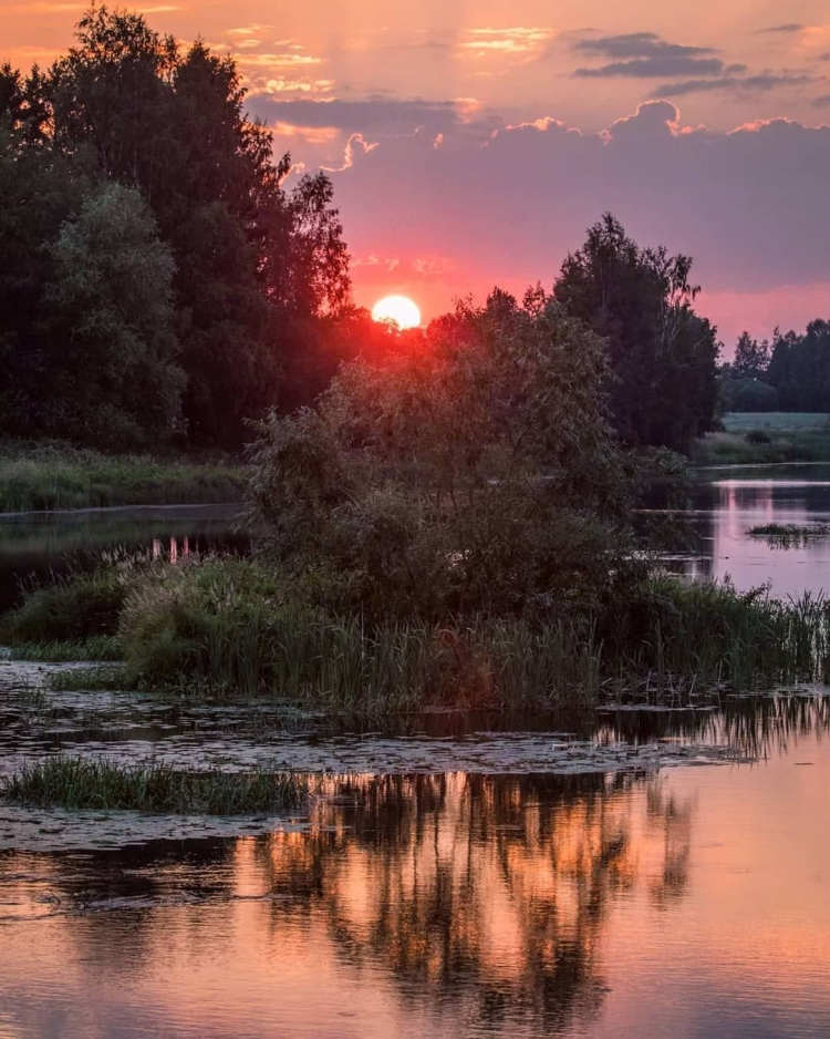 Вечер в деревне
