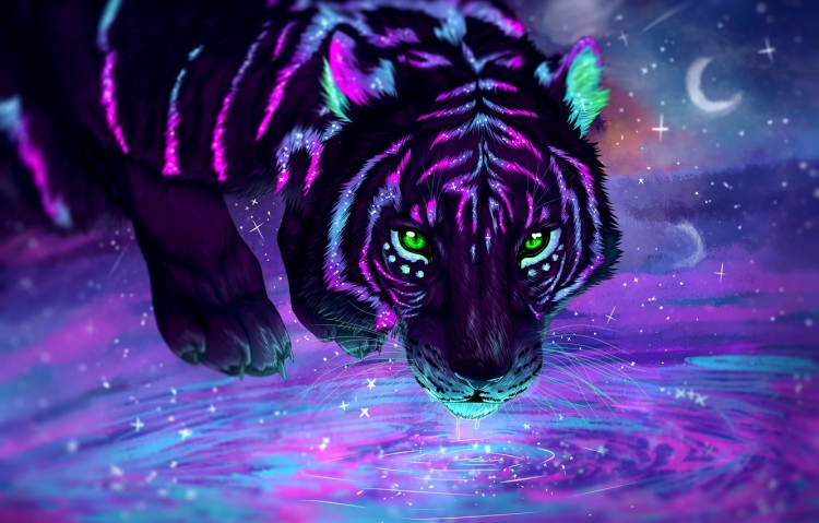 Черный водяной тигр