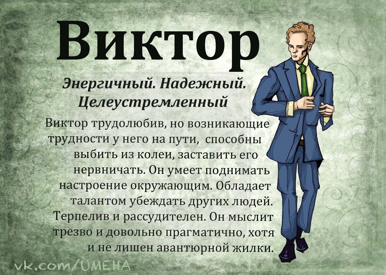 Характеристика мужского