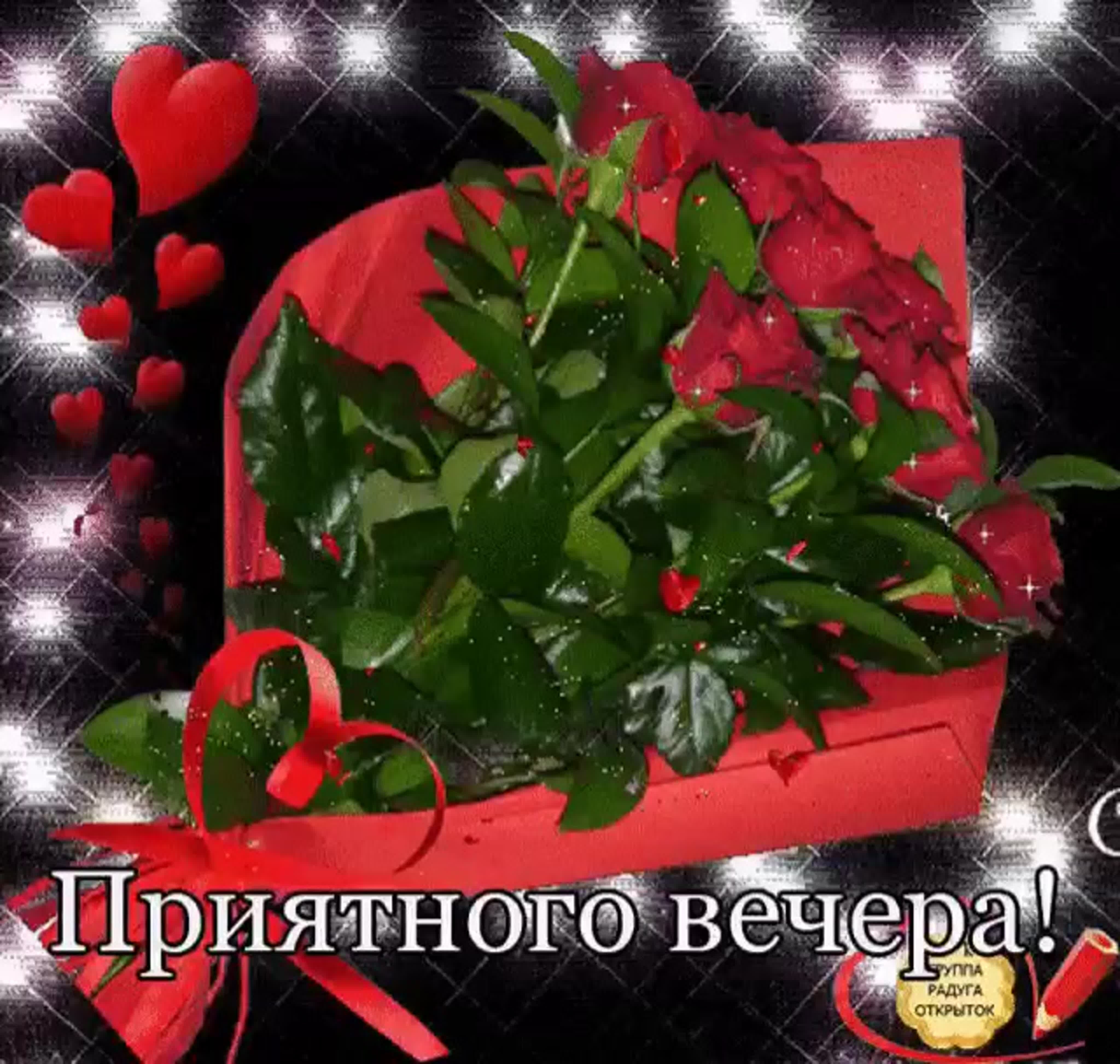 Цветы вечером