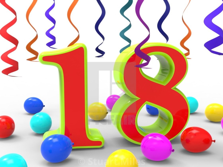 Поздравление с 18 летием
