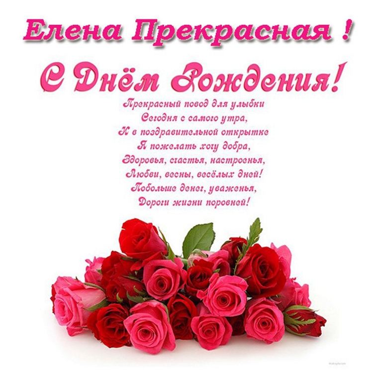 С днём рождения Елена Александровна