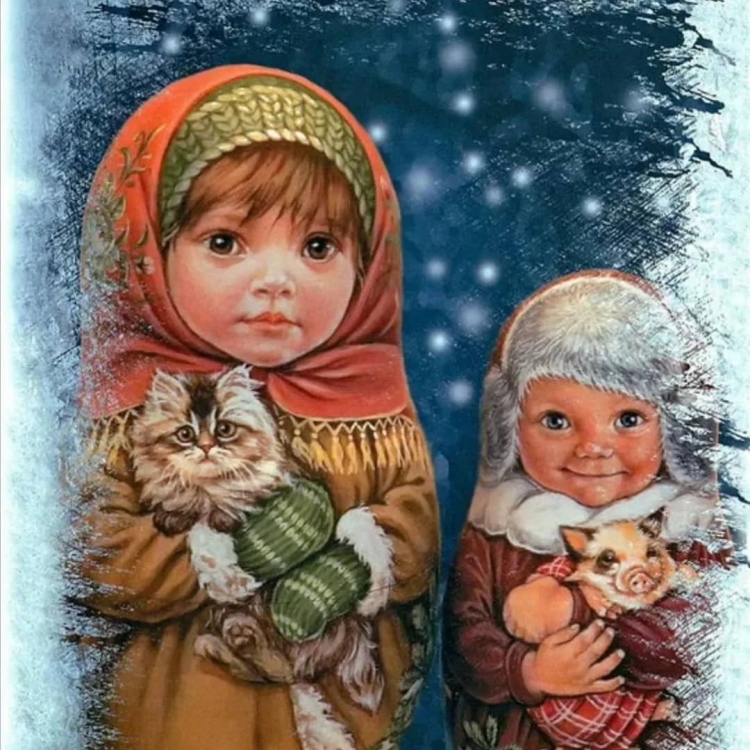 Новогодняя открытка