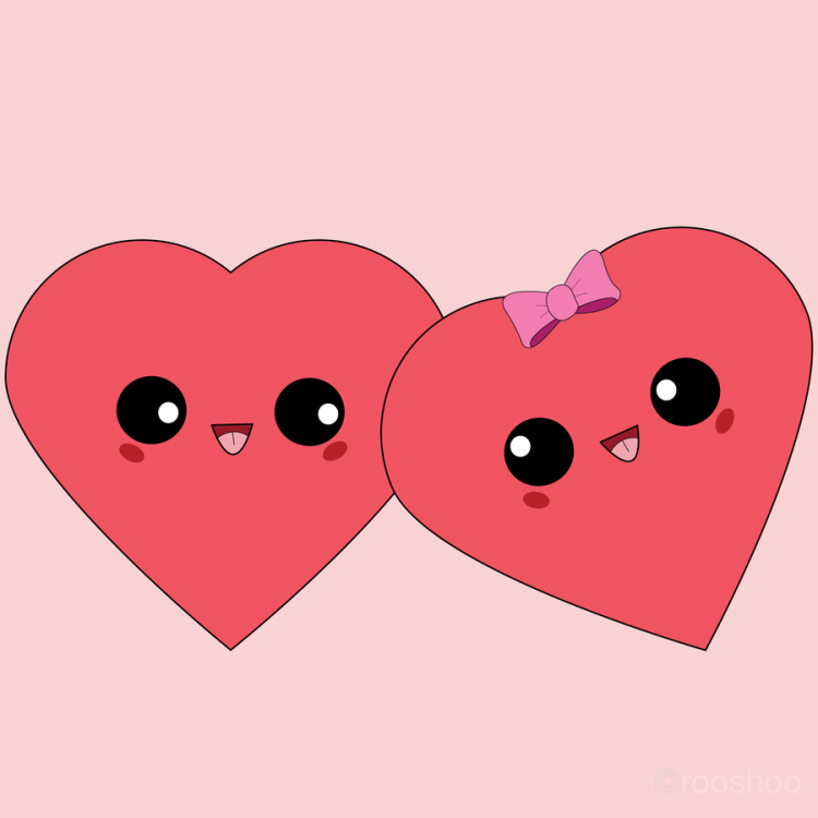 Сердечки в глазах