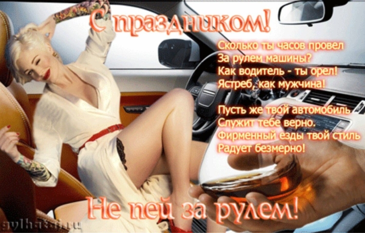 С днём автомобилиста прикольные поздравления