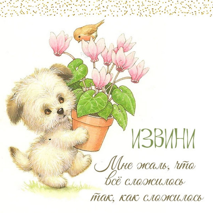 Открытки с извинениями