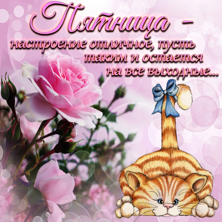 Отличного дня пятницы