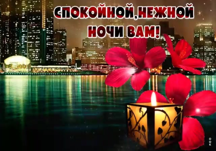 Добрый вечер необычные и спокойной ночи