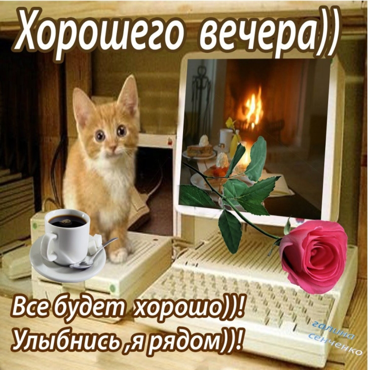 Открытки спокойной ночи