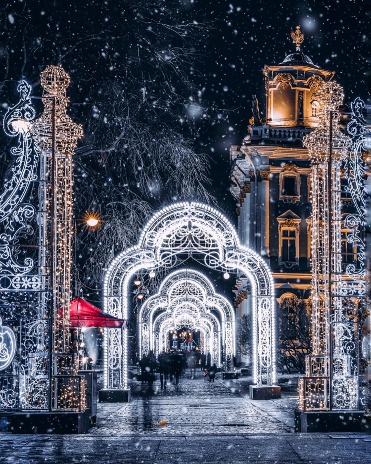 Новогодняя Москва Эстетика
