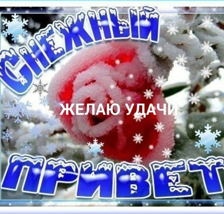 Красивые январские открытки