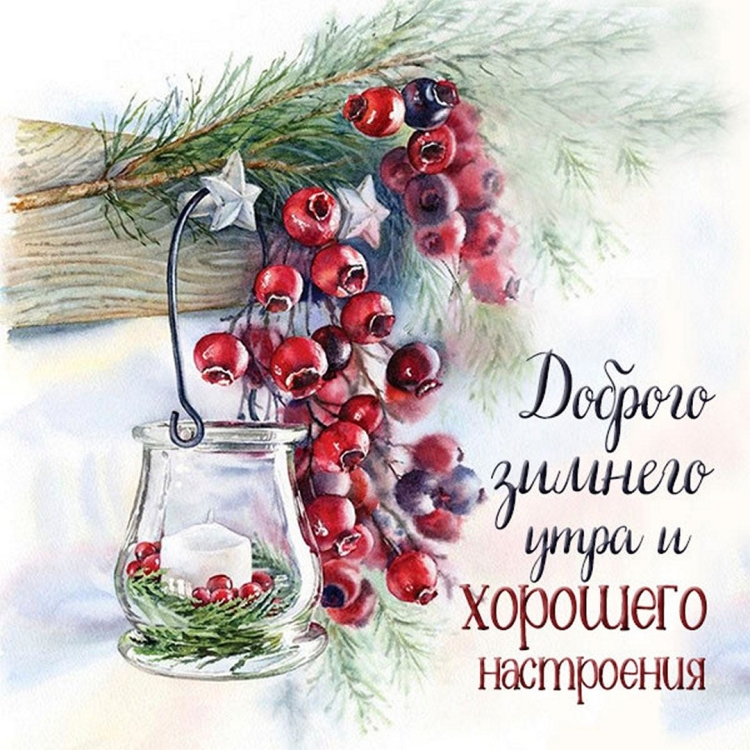 Красивого зимнего утра и здоровья