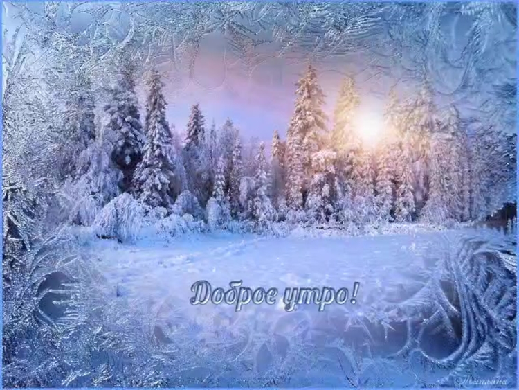 Доброе зимнее утро