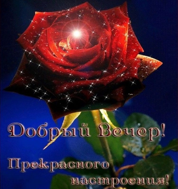 Поздравление с добрым вечером