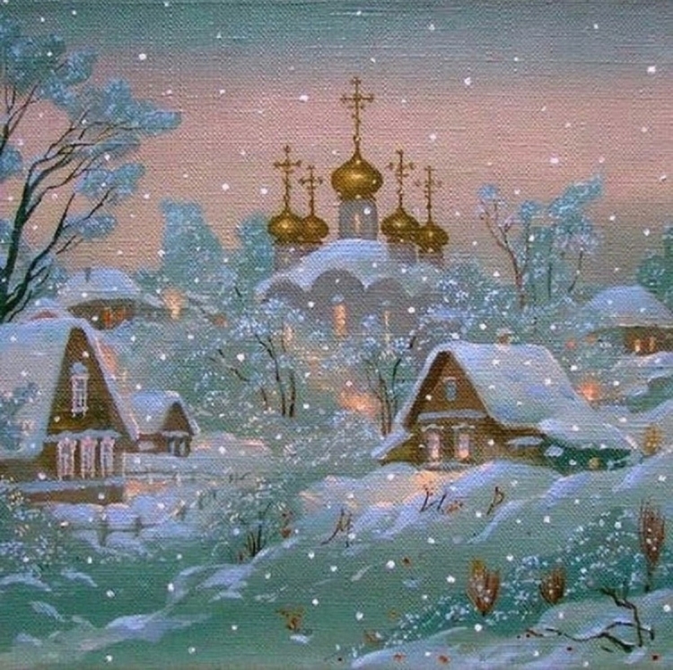 Открытки Елизаветы Бем Рождество
