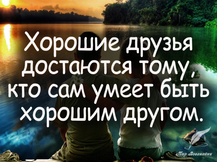 Цитаты про дружбу