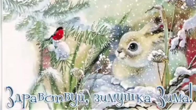 Открытка Зимушка