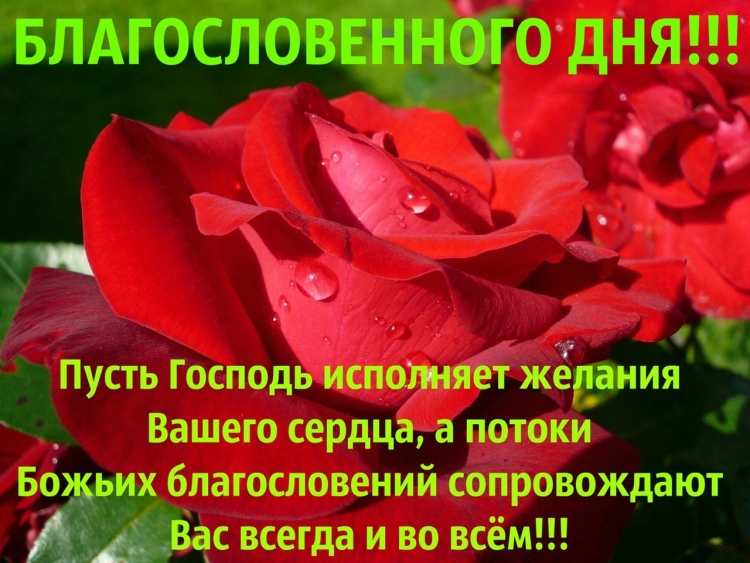 Пожелания благословения